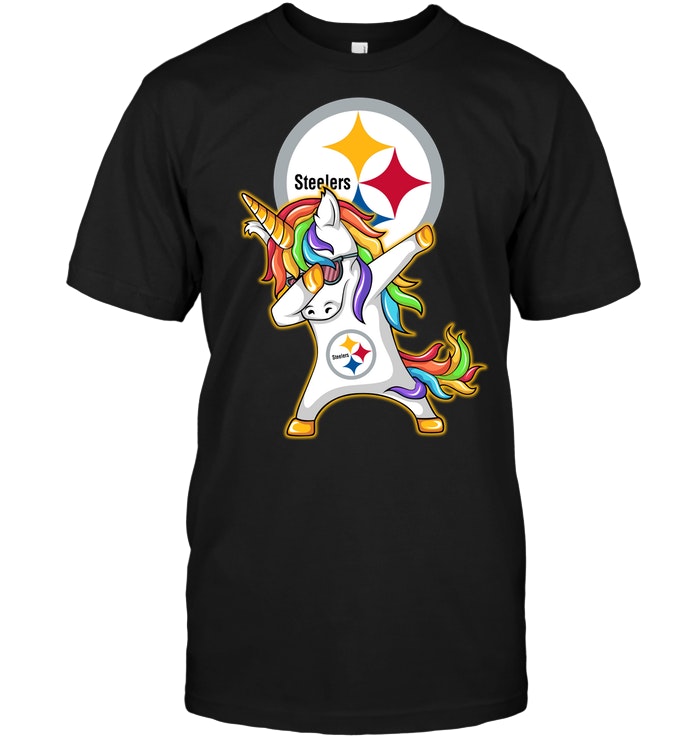 Pittsburgh Steelers "dabbing Unicorn" T-Shirt